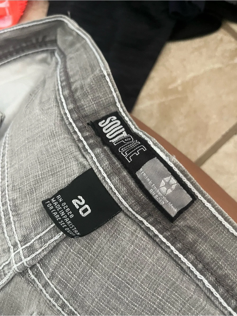 South Pole Gray Men's Denim Jean Shorts